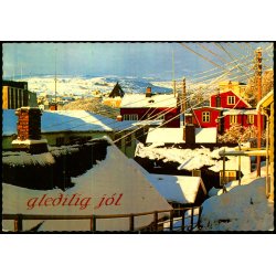 Gledelig Jl - Thorshavn - A. Poulsen u/n - Brugt - Julemrke !