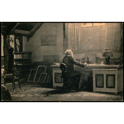 Interi�r fra Holger Drachmann Villa paa Skagen - Stenders 7455 - Brugt