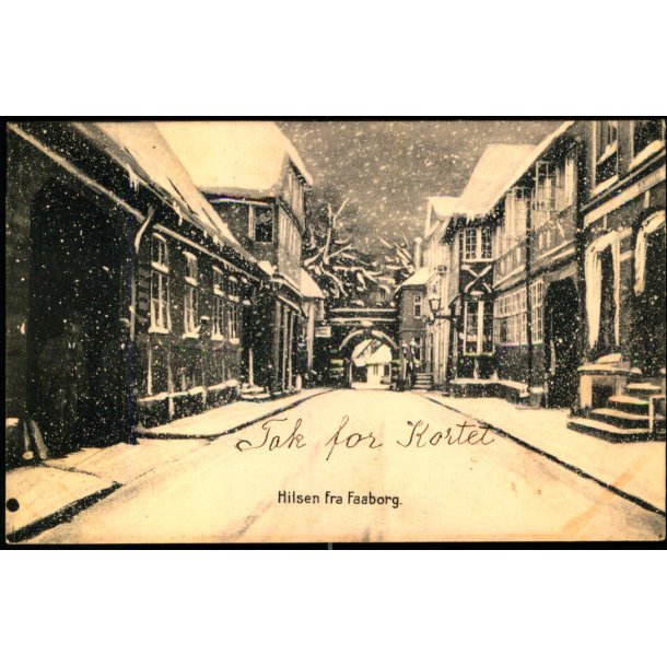 Hilsen fra Faaborg - C. St. 4278 - Brugt