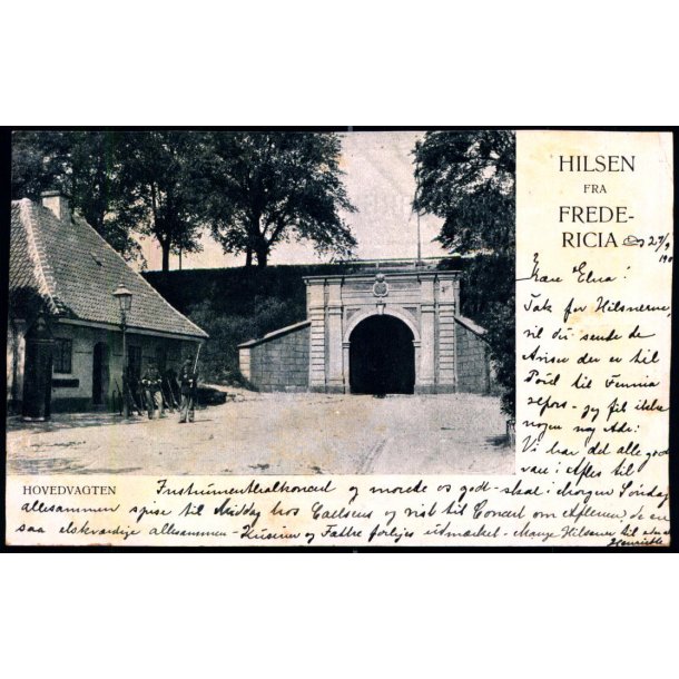 Hilsen fra Fredericia - Hovedvagten -  u/n - Brugt