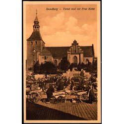 Svendborg - Torvet med Vor Frue Kirke - 9036 - Ubrugt