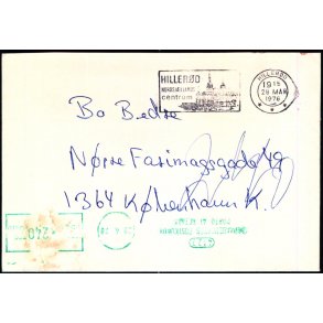 Efterporto - Ufrankeret Brev til Kbenhavn K.   28 - Marts - 1976 - Efterporto 240 re.