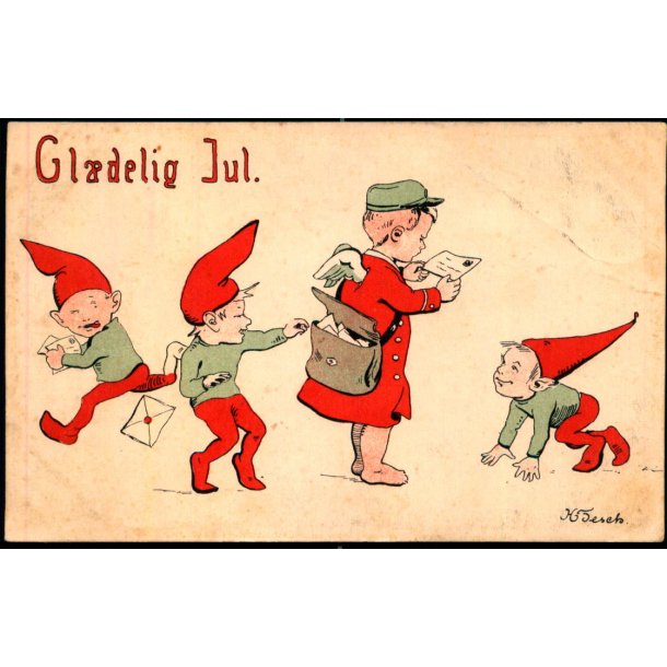 H.Tesch - Gldelig Jul - E.F.P. 600/20 - Ubrugt