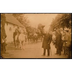 Kong Christian ved Frederikshj - Fotokort Chr. Olsen u/n - Ubrugt - Svagt hjrne !