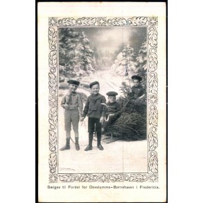 S�lges til Fordel for D�vstumme - B�rnehaven i Fredericia - P. Hestb�k u/n - Ubrugt