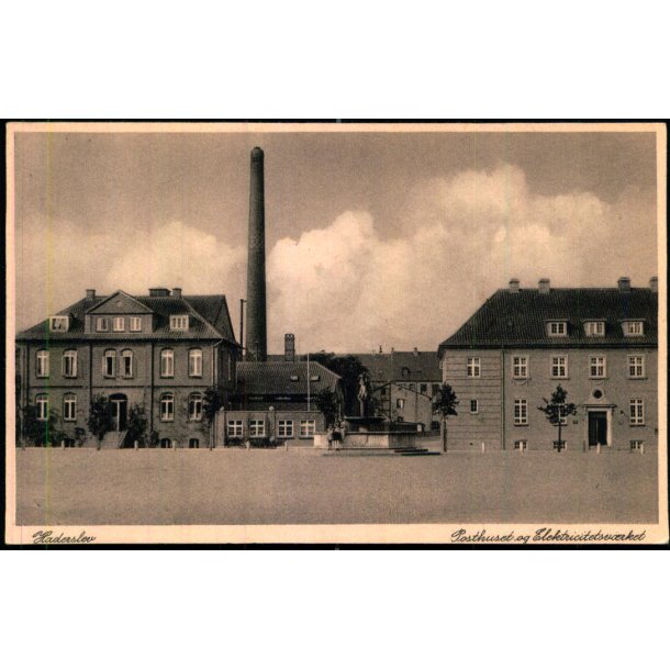 Haderslev - Posthuset og Elektricitetsv�rket - Rudolf Olsen 5503 - Ubrugt