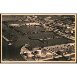 Esbjerg Fiskerihavn - Luftfoto Sylvest Jensen 88494 - Ubrugt