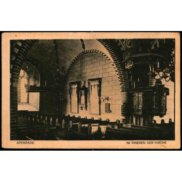 Apenrade - Im Inneren der Kirche - G.G�sing u/n - Ubrugt