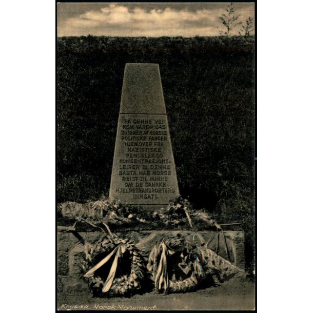 Krusaa - Norsk Monument - Karl Immig 13597 - Ubrugt