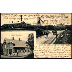 Partier af Kastvraa med Mejeri og Mlle - Jensens Forretning - A.Juul u/n - Brugt