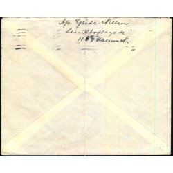 Perfin - Kbenhavns Kommune p Kort - Kbenhavns kommunes Fortsttelseskursus - Stemplet