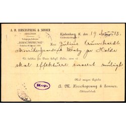 A.M. Hirschsprung &amp; Snner - Kbh. - u/n - Brugt