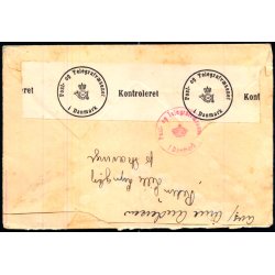 Censurbrev fra Danmark  21 - 7  - 42 - Til  Sverige