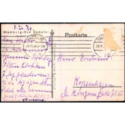 Hamburg - Syd Dampfer - u/n - Brugt - Svagt Hjrne !