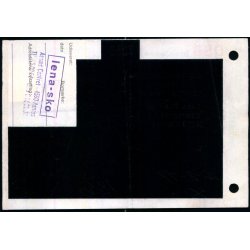 Banepakke DSB - Flgeseddel -  26 - 2 - 79 - 1x18 kr. - 1x50 re - Stemplet