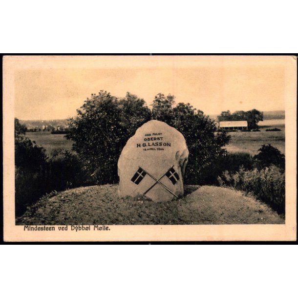 Mindesten ved Dybb�l M�lle - Fr. Biehl u/n - Brugt