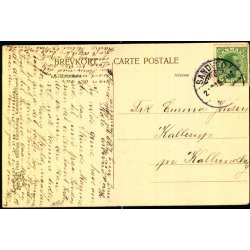 Varde - Torvet med Kirken - Peter Alstrup 8153 - Brugt