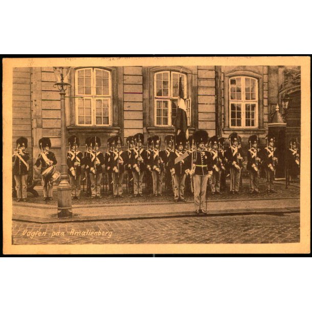 Kbenhavn - Vagten paa Amalienborg - Dansk Reklameforlag  u/n