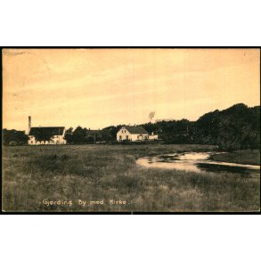 Gj�rding By med Kirke - L.Larsen 26195 - Brugt