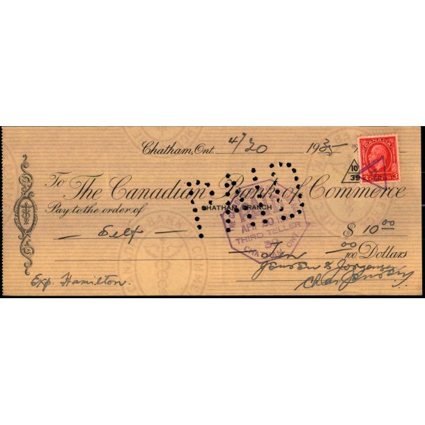 The Canadian Bank of Commerce 1935