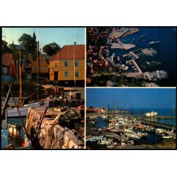 Bornholm - Gudhjem Havn, sprngt ind i klipperne - Gornitzka 102 - Brugt