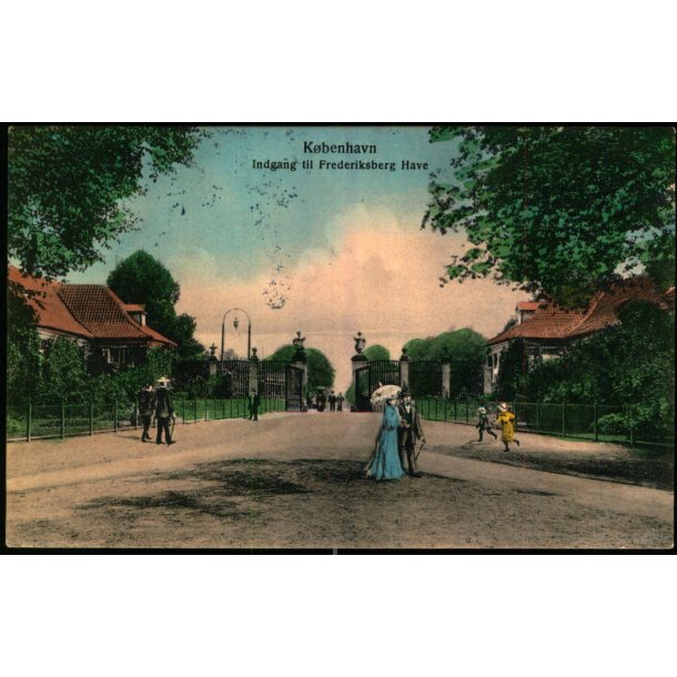 Kbenhavn - Indgang til Frederiksberg Have - Cr. 73 - Brugt