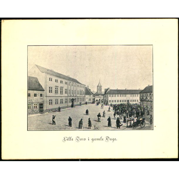 Lille Torv i gamle Dage - Kartonkort u/n