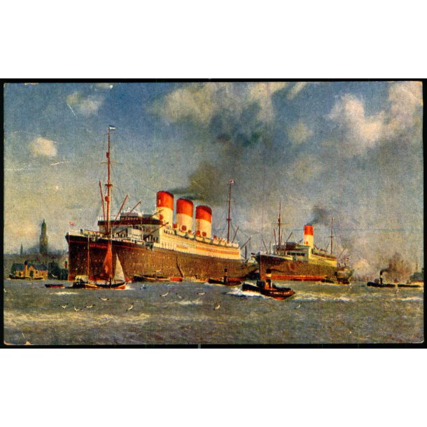 Hamburg - Syd Dampfer - u/n - Brugt - Svagt Hjrne !