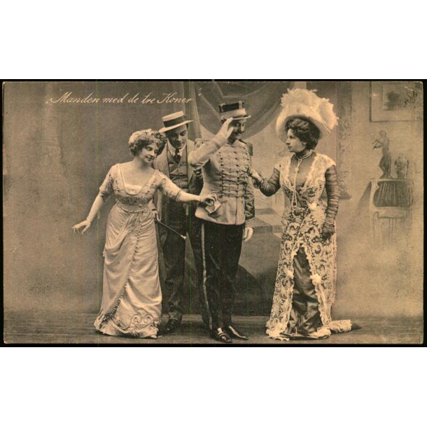 Manden med de tre Koner - Alex Vincent 1723 - Ubrugt