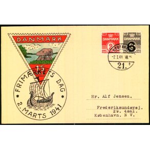 Frimrkets Dag - 2. Marts 1941 - Brugt