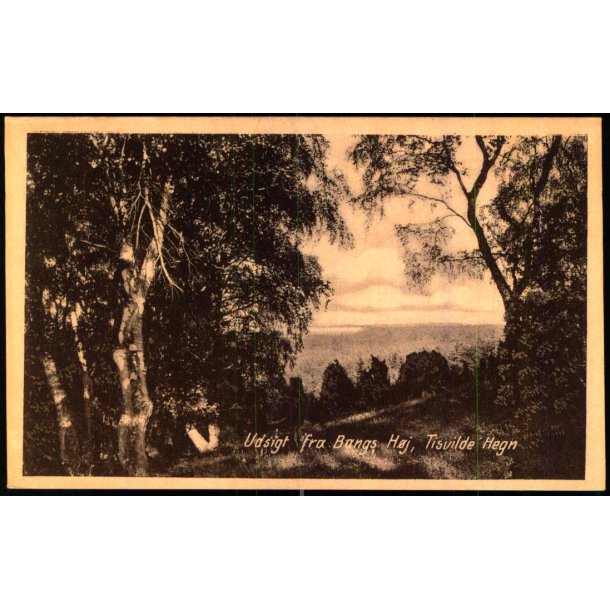 Udsigt fra Bangs H�j - Tisvildeleje Hegn - Poulsen u/n - Ubrugt