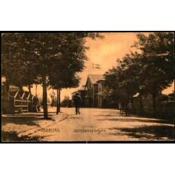 Faaborg - Jernbanepladsen - Nissen Bogh. 3673 - Ubrugt - Skjold p� bagside !