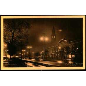 Kbenhavn - Vesterbros Passage i Aftenbelysning - Stender 34143 - Ubrugt