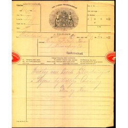 Telegram - Den Dansk Statstelegraf  1914 - Fra Kbenhavn Til Charlottenlund