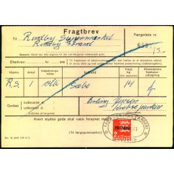 Fragtbrev - 2kr Rigsvben  Prov.  - Fra Fan til Esbjerg 18. Marts 1973