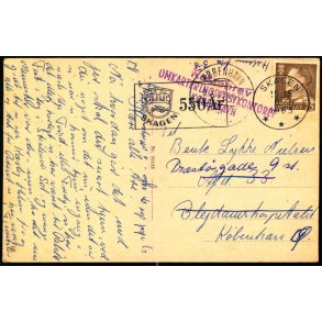 Postkort fra Skagen 6 - 7- 63    - Til Kbenhavn  - Kassebrev - Omkarteringskontoret - Kbenhavn