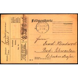 Feldpostkarte - Lubeck  23 - 12 -15 - Til Bad - Schwartau