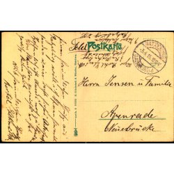 Feldpost - Ratzeburg   3 - 4 -15 - Til Apenrade  - Billedside : Ratzeburg