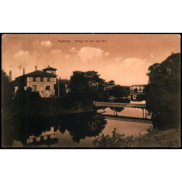 Nyborg - Udsigt fra den nye Bro - Otto N�rmark u/n - Brugt