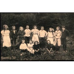 Gldelig Jul - Fotokort Fedder Hansen u/n - Brugt