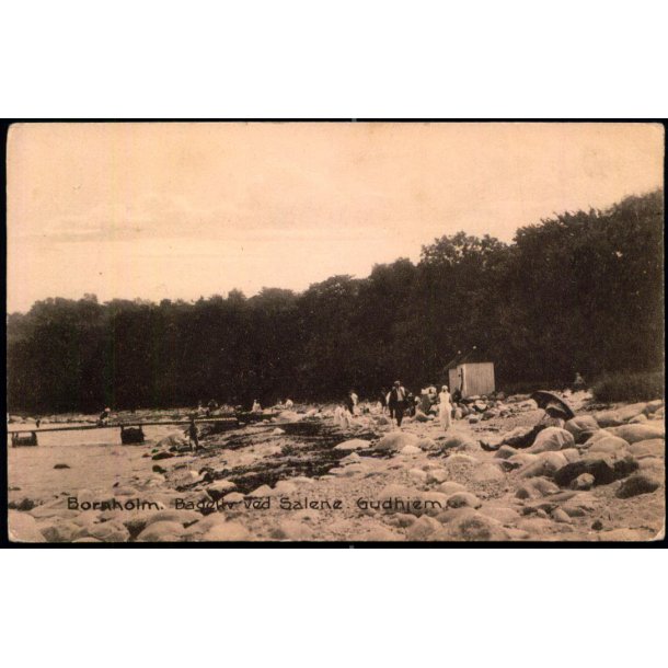 Bornholm - Badeliv ved Salene - Gudhjem - Svend Koldings Bogh. 85 - Ubrugt