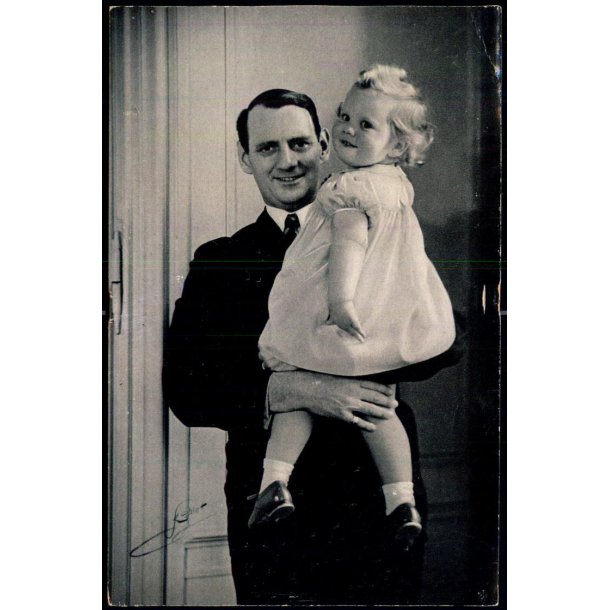 Kronprinsen med Prinsesse Margrethe - Stender 2 - Ubrugt