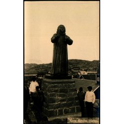 Hans Egedes Statue - Fotokort u/n - Ubrugt