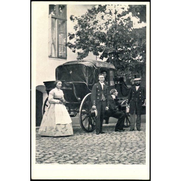 H.C. Andersen p "Rolighed" siddende p trinet af kareten - ELM Serie 1 - Ubrugt