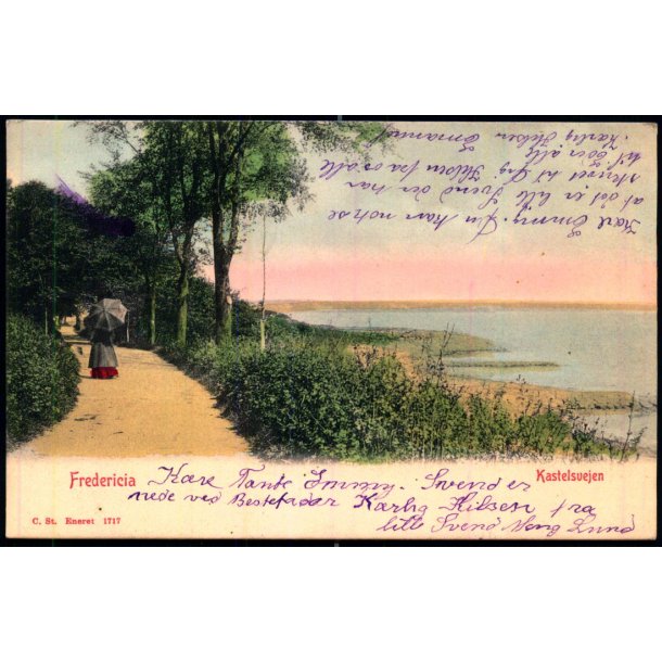 Fredericia - Kastelvejen - C. St. 1717 - Brugt