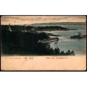 Parti fra Lodstaarnet -  E.S.Jessen u/n - Ubrugt - Svage Hj�rner !