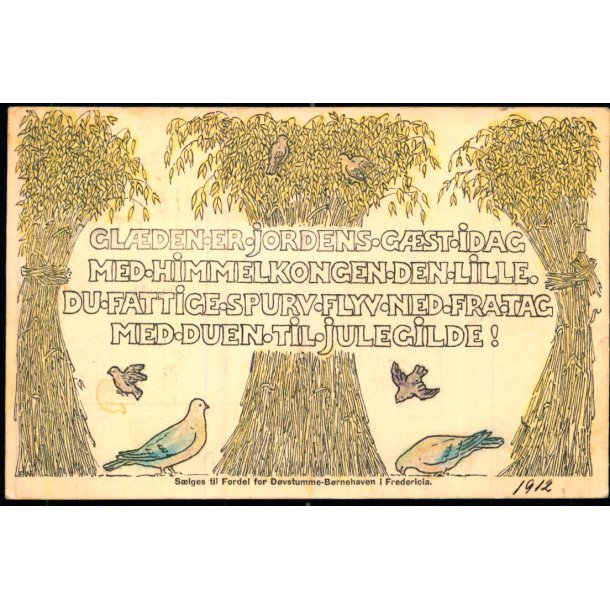 S�lges til Fordel for D�vstumme - B�rnehaven i Fredericia - P. Hestb�k u/n - Brugt