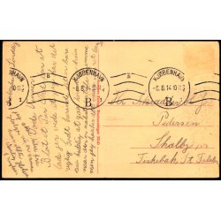 K�benhavn - Amalienborg i Aftenbelysning - Stender 33145