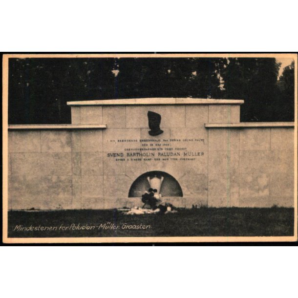 Mindesten for Oberst Paludan-M�ller - Graasten - Eneret 86767 - Ubrugt
