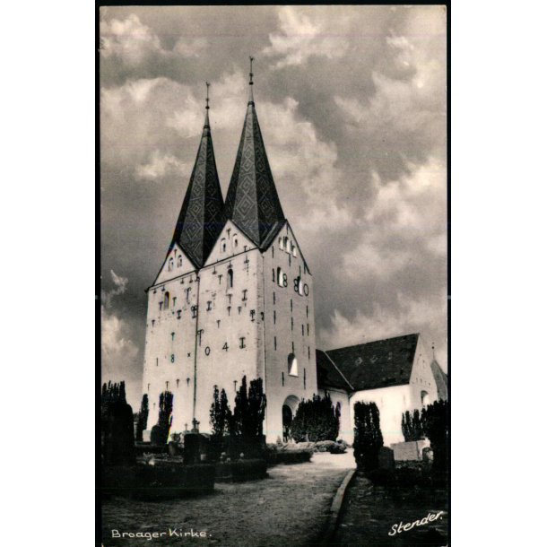 Broager - Kirke - Stender B. 1K - Ubrugt